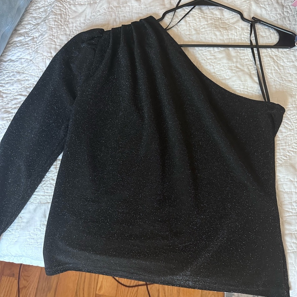 ONLY Black Glittery Top